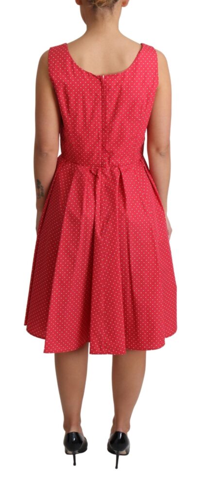 Dolce & Gabbana - Polka-Dot Sleeveless A-Line Dress