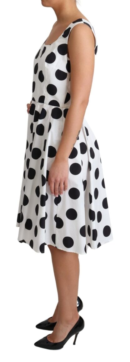 Dolce & Gabbana - Sleeveless Polka Dot A-Line Dress