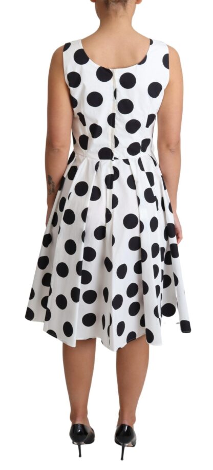 Dolce & Gabbana - Sleeveless Polka Dot A-Line Dress