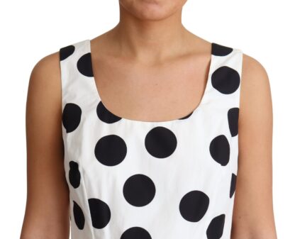 Dolce & Gabbana - Sleeveless Polka Dot A-Line Dress