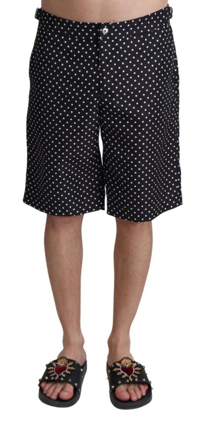 Dolce & Gabbana - Polka Dot Elegance Swim Trunks Boxer