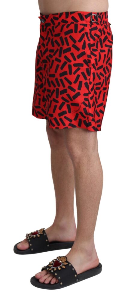 Dolce & Gabbana - Chic Red Swim Trunks Boxer Shorts