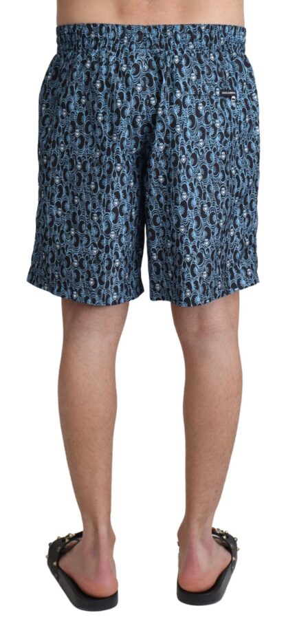 Dolce & Gabbana - Chic Blue Drawstring Swim Trunks