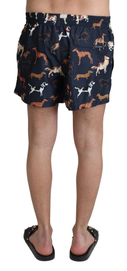 Dolce & Gabbana - Elegant Navy Blue Swimming Trunks