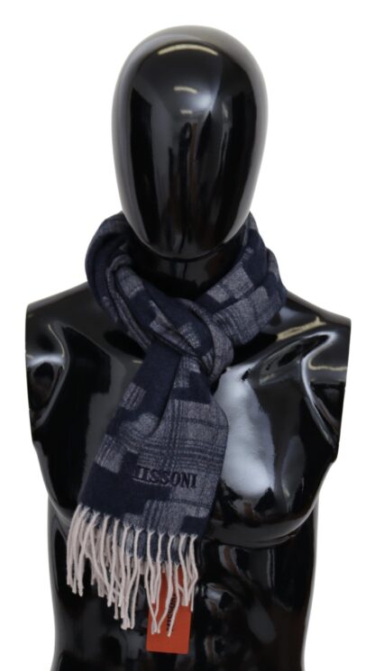 Missoni - Elegant Cashmere Patterned Unisex Scarf