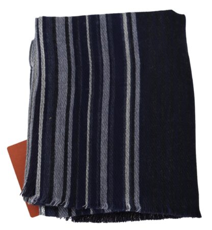 Missoni - Chic Multicolor Wool Silk Striped Scarf