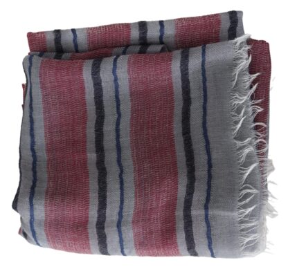 Missoni - Elegant Multicolor Striped Wool Scarf