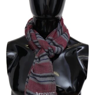 Missoni - Elegant Houndstooth Wool Scarf