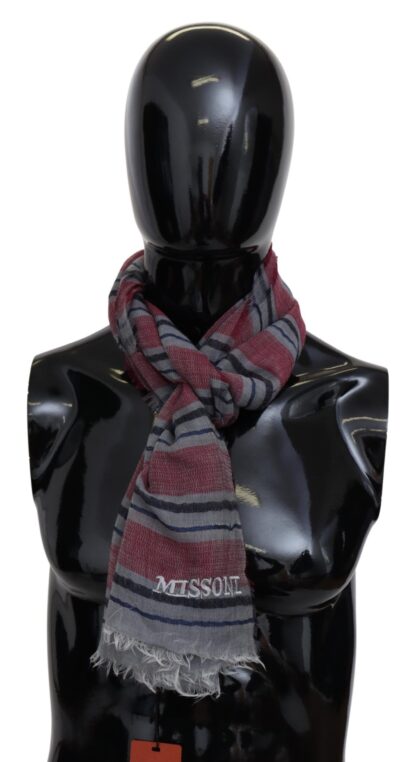 Missoni - Elegant Multicolor Striped Wool Scarf