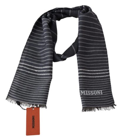 Missoni - Elegant Wool-Silk Striped Scarf