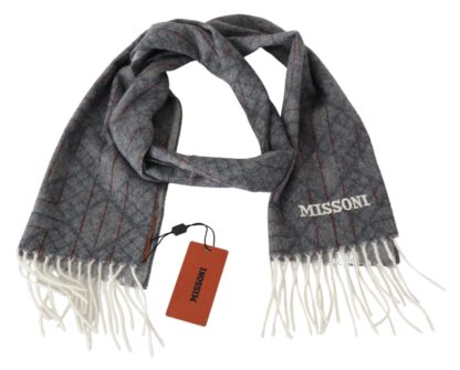 Missoni - Elegant Unisex Cashmere Scarf with Signature Pattern