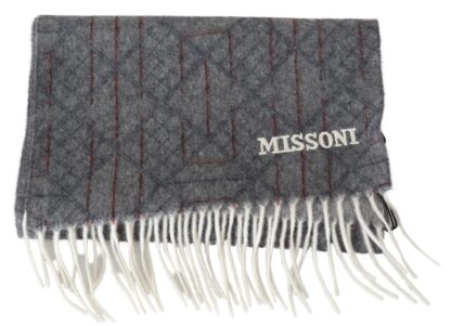 Missoni - Elegant Unisex Cashmere Scarf with Signature Pattern