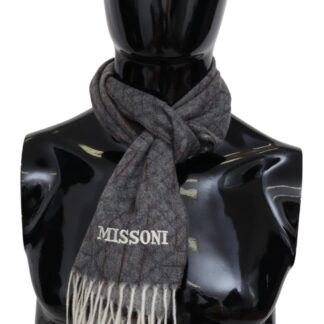 Missoni - Elegant Wool-Silk Striped Scarf