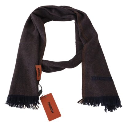 Missoni - Elegant Cashmere Unisex Fringed Scarf