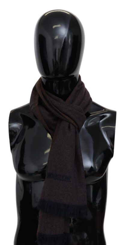 Missoni - Elegant Cashmere Unisex Fringed Scarf