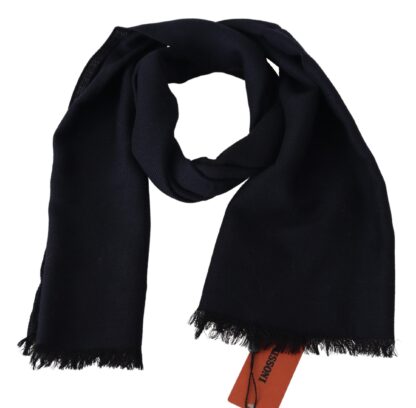 Missoni - Elegant Black Wool Unisex Scarf