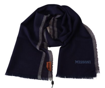 Missoni - Authentic Wool Scarf with Striped Pattern