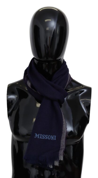 Missoni - Authentic Wool Scarf with Striped Pattern