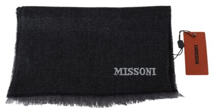 Missoni - Elegant Wool Scarf with Signature Stripes