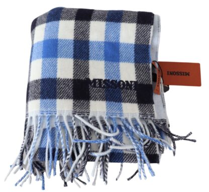 Missoni - Elegant Cashmere Checkered Unisex Scarf