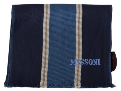 Missoni - Elegant Multicolor Wool Scarf with Striped Pattern