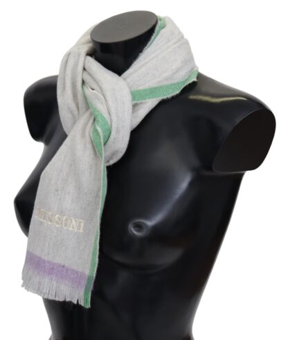 Missoni - Elegant Cashmere Patterned Scarf