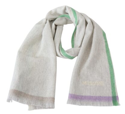 Missoni - Elegant Cashmere Patterned Scarf