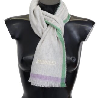 Missoni - Chic Wool-Silk Striped Unisex Scarf