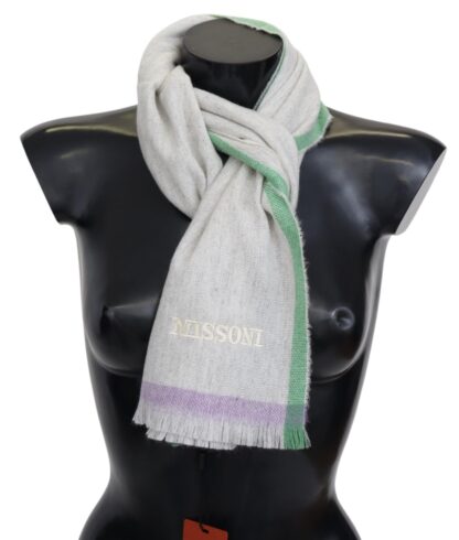 Missoni - Elegant Cashmere Patterned Scarf