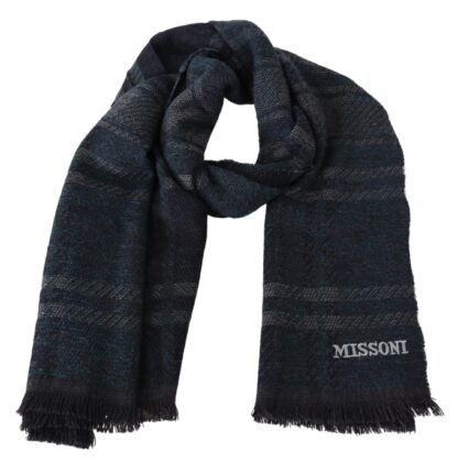 Missoni - Chic Wool-Silk Striped Unisex Scarf