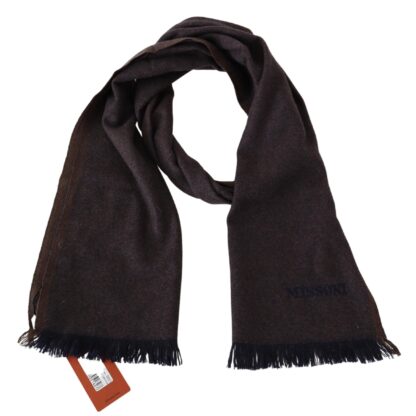 Missoni - Luxurious Cashmere Unisex Scarf in Brown