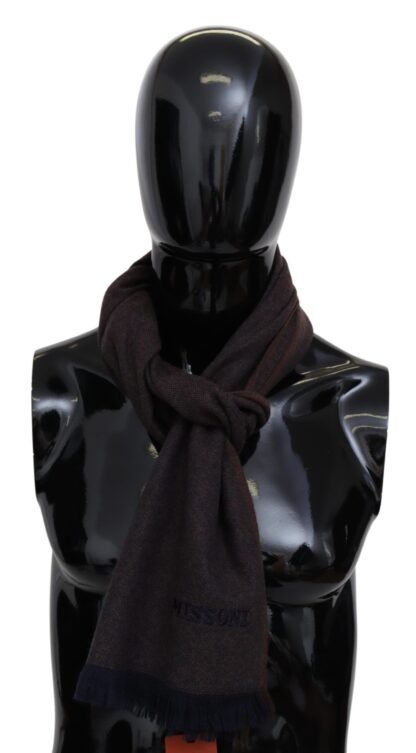 Missoni - Luxurious Cashmere Unisex Scarf in Brown