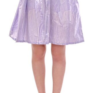 Licia Florio - Elegant Purple Viscose Skirt - Wrap Closure