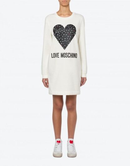 Love Moschino - White Cotton Women Dress