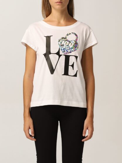 Love Moschino - Chic Minimal Logo Cotton Tee