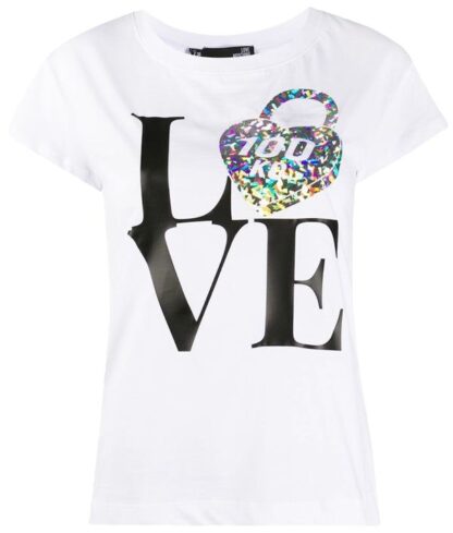 Love Moschino - Chic Minimal Logo Cotton Tee