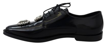 Dolce & Gabbana - Crystal Embellished Derby Dress Shoes