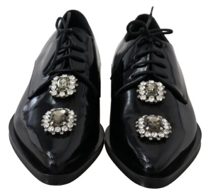 Dolce & Gabbana - Crystal Embellished Derby Dress Shoes