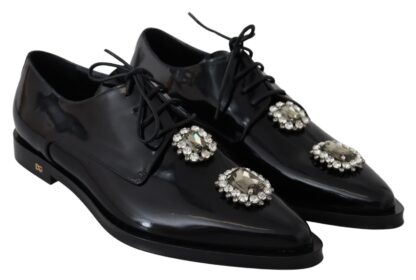 Dolce & Gabbana - Crystal Embellished Derby Dress Shoes