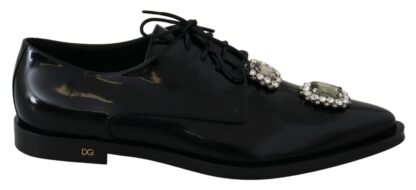 Dolce & Gabbana - Crystal Embellished Derby Dress Shoes