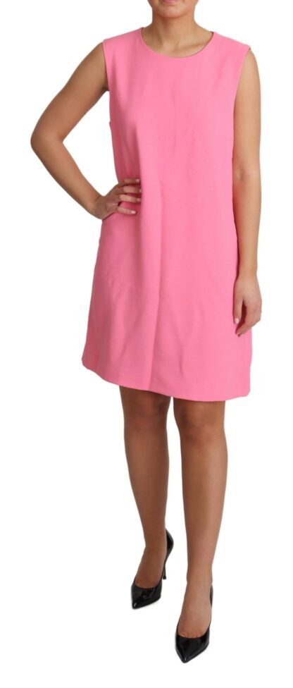 Dolce & Gabbana - Elegant Pink Shift Knee Length Dress