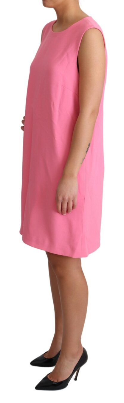 Dolce & Gabbana - Elegant Pink Shift Knee Length Dress