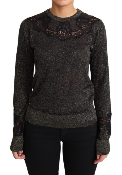 Dolce & Gabbana - Elegant Gold and Black Lurex Pullover