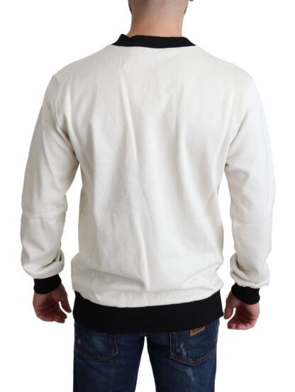 Dolce & Gabbana - Royal Crown Crewneck Sweater in White