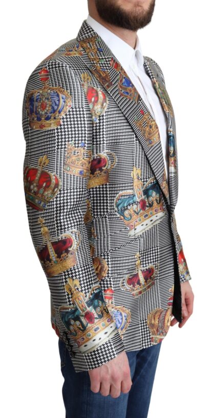 Dolce & Gabbana - Elegant Multicolor Silk Blazer Jacket