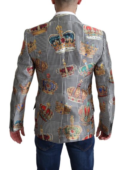 Dolce & Gabbana - Elegant Multicolor Silk Blazer Jacket