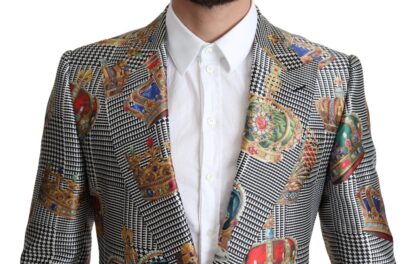 Dolce & Gabbana - Elegant Multicolor Silk Blazer Jacket