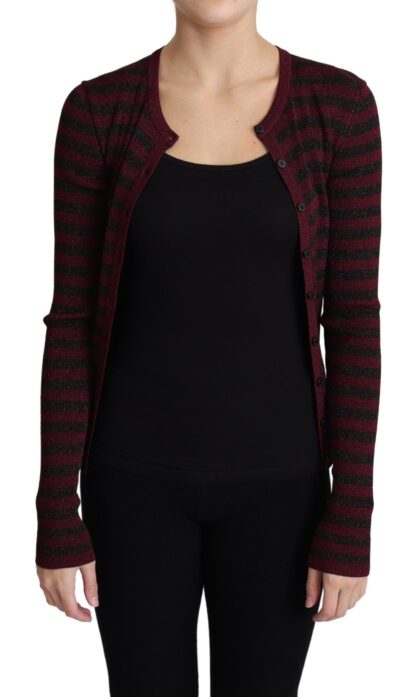 Dolce & Gabbana - Elegant Striped Viscose Cardigan