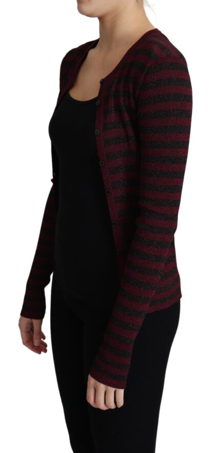 Dolce & Gabbana - Elegant Striped Viscose Cardigan