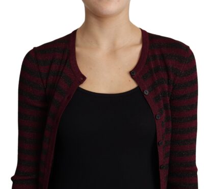 Dolce & Gabbana - Elegant Striped Viscose Cardigan